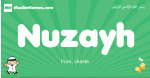 Nuzayh arabic boys name and meaning, quranic boys name Nuzayh