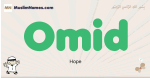 Omid muslim boys name and meaning, islamic boys name Omid