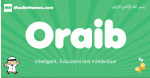 Oraib arabic boys name and meaning, quranic boys name Oraib