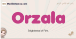 Orzala muslim girls name and meaning, islamic girls name Orzala