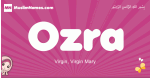 Ozra arabic girls name and meaning, muslim girl name Ozra