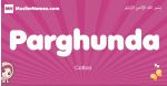 Parghunda arabic girls name and meaning, muslim girl name Parghunda