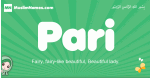 Pari arabic girl name and meaning, quranic girls name Pari