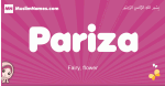 Pariza arabic girls name and meaning, muslim girl name Pariza