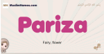 Pariza muslim girls name and meaning, islamic girls name Pariza
