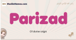 Parizad muslim girls name and meaning, islamic girls name Parizad