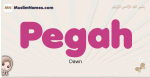Pegah muslim girls name and meaning, islamic girls name Pegah