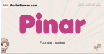 Pinar muslim girls name and meaning, islamic girls name Pinar