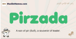Pirzada muslim boys name and meaning, islamic boys name Pirzada
