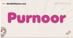 Purnoor muslim girls name and meaning, islamic girls name Purnoor