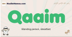 Qaaim muslim boys name and meaning, islamic boys name Qaaim
