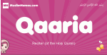 Qaaria arabic girls name and meaning, muslim girl name Qaaria