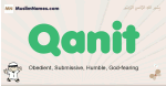 Qanit muslim boys name and meaning, islamic boys name Qanit