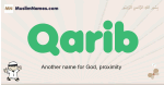 Qarib muslim boys name and meaning, islamic boys name Qarib