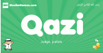 Qazi arabic boys name and meaning, quranic boys name Qazi