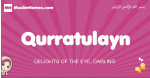 Qurratulayn arabic girls name and meaning, muslim girl name Qurratulayn
