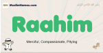 Raahim muslim boys name and meaning, islamic boys name Raahim