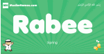 Rabee arabic boys name and meaning, quranic boys name Rabee