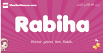 Rabiha arabic girls name and meaning, muslim girl name Rabiha