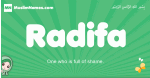 Radifa arabic girl name and meaning, quranic girls name Radifa