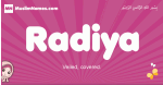 Radiya arabic girls name and meaning, muslim girl name Radiya