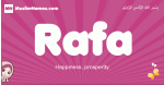 Rafa arabic girls name and meaning, muslim girl name Rafa