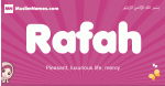 Rafah arabic girls name and meaning, muslim girl name Rafah