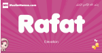 Rafat arabic girls name and meaning, quranic girls name Rafat