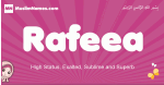 Rafeea arabic girls name and meaning, muslim girl name Rafeea