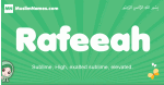 Rafeeah arabic girl name and meaning, quranic girls name Rafeeah