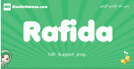 Rafida arabic girl name and meaning, quranic girls name Rafida