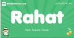 Rahat arabic boys name and meaning, quranic boys name Rahat