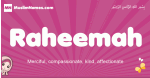 Raheemah arabic girls name and meaning, muslim girl name Raheemah