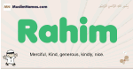 Rahim muslim boys name and meaning, islamic boys name Rahim