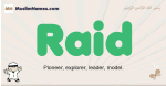 Raid muslim boys name and meaning, islamic boys name Raid