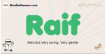 Raif muslim boys name and meaning, islamic boys name Raif