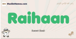 Raihaan muslim boys name and meaning, islamic boys name Raihaan