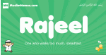 Rajeel arabic boys name and meaning, quranic boys name Rajeel