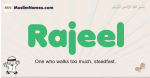 Rajeel muslim boys name and meaning, islamic boys name Rajeel
