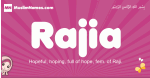 Rajia arabic girls name and meaning, muslim girl name Rajia