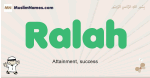Ralah muslim boys name and meaning, islamic boys name Ralah