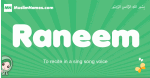 Raneem arabic girl name and meaning, quranic girls name Raneem