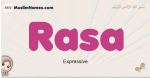 Rasa muslim girls name and meaning, islamic girls name Rasa