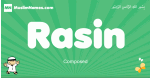 Rasin arabic boys name and meaning, quranic boys name Rasin