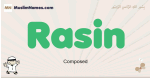 Rasin muslim boys name and meaning, islamic boys name Rasin
