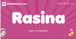 Rasina arabic girls name and meaning, muslim girl name Rasina