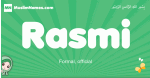 Rasmi arabic girl name and meaning, quranic girls name Rasmi