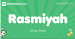 Rasmiyah arabic girl name and meaning, quranic girls name Rasmiyah
