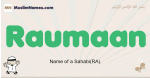 Raumaan muslim boys name and meaning, islamic boys name Raumaan