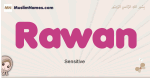 Rawan muslim girls name and meaning, islamic girls name Rawan